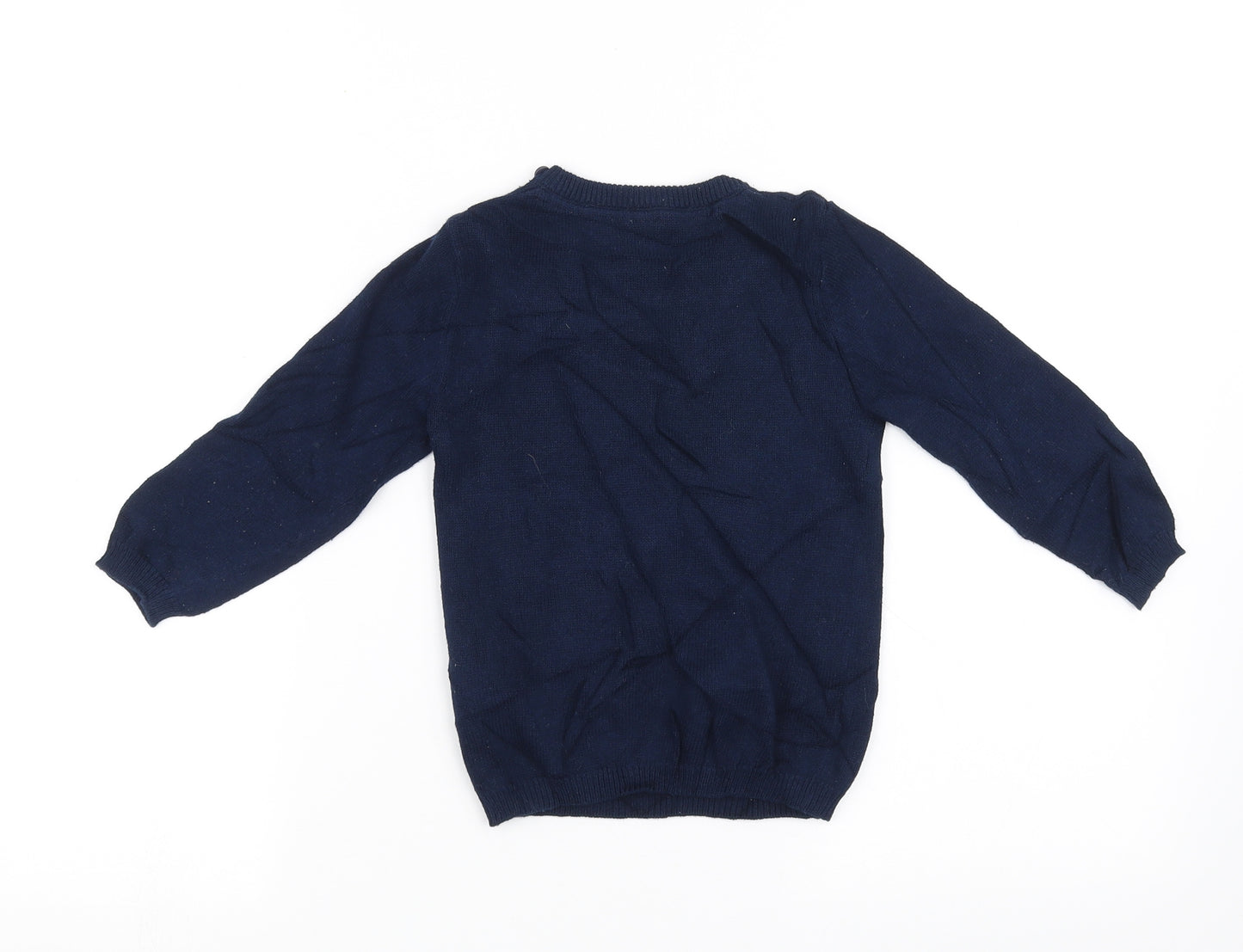 H&M Boys Blue   Pullover Jumper Size 12-18 Months