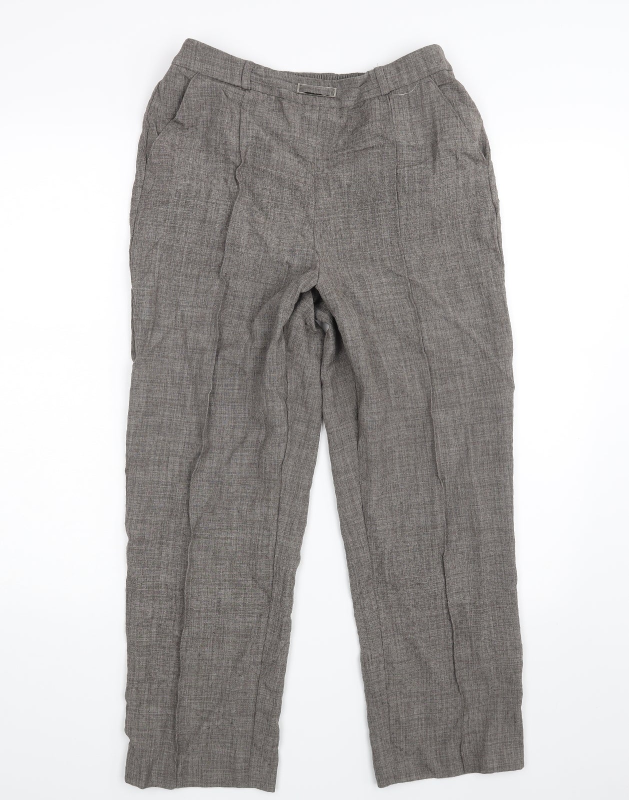 Honor Milburn Womens Grey   Trousers  Size 12 L25 in