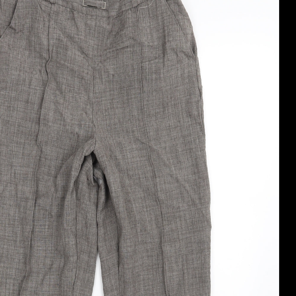 Honor Milburn Womens Grey   Trousers  Size 12 L25 in