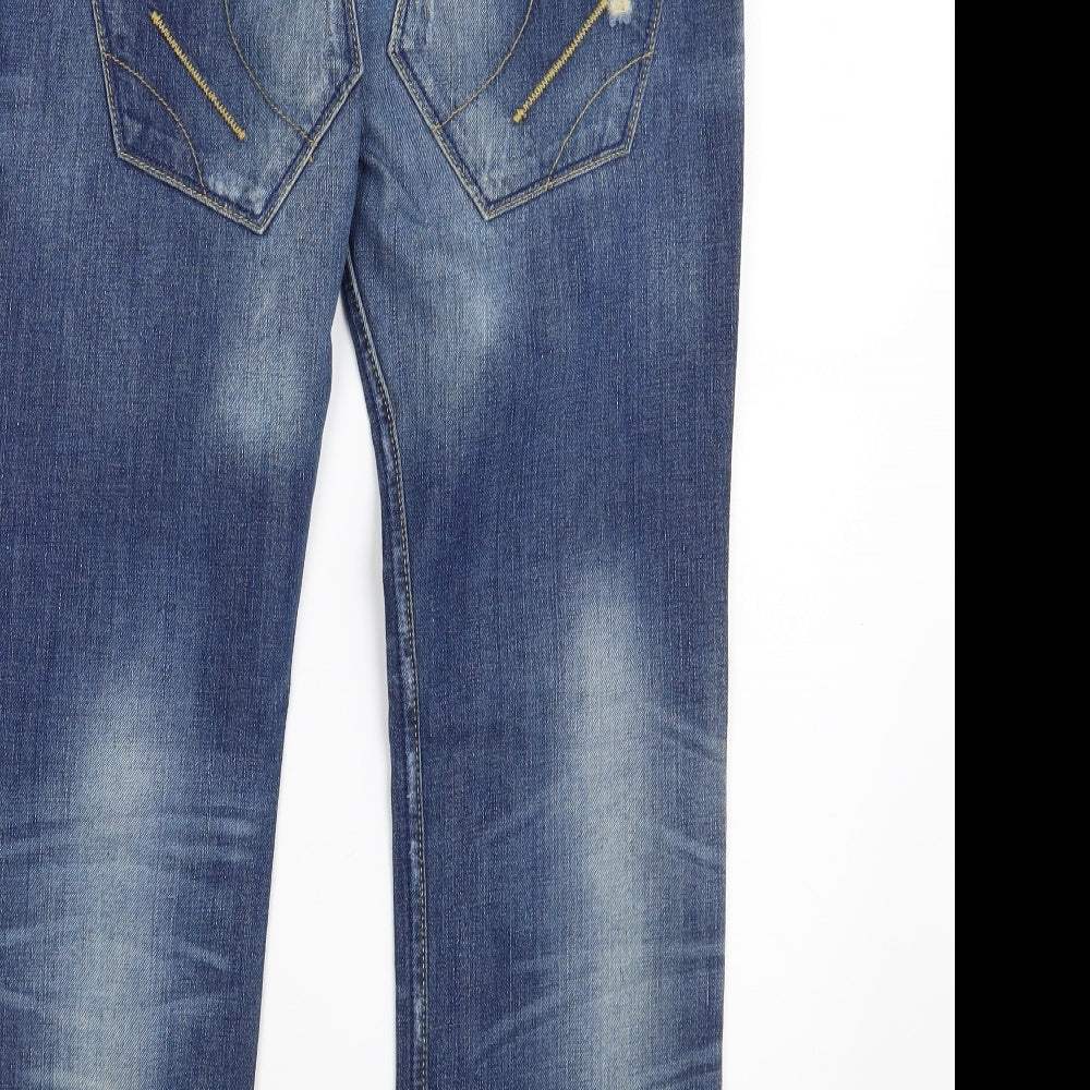 Fornarina Womens Blue   Straight Jeans Size 28 L28 in