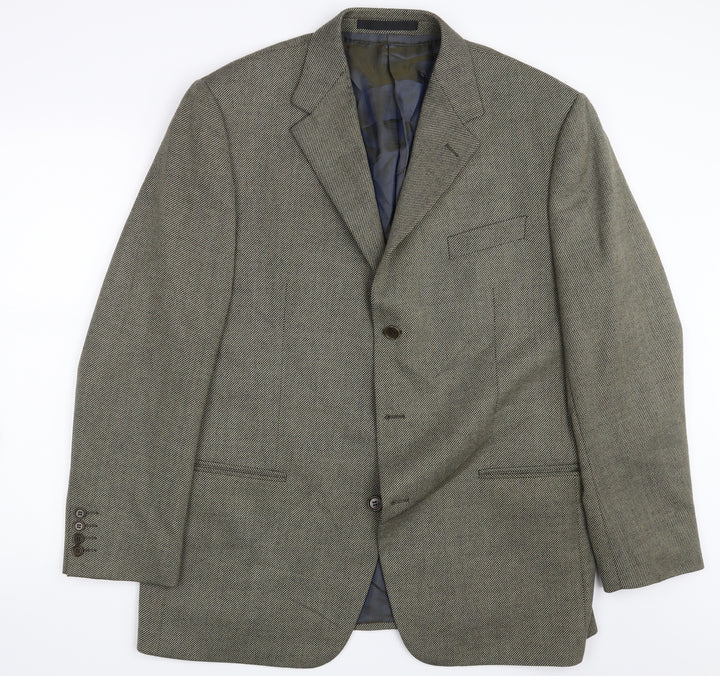 Marks and Spencer Mens Gold   Jacket Suit Jacket Size 44