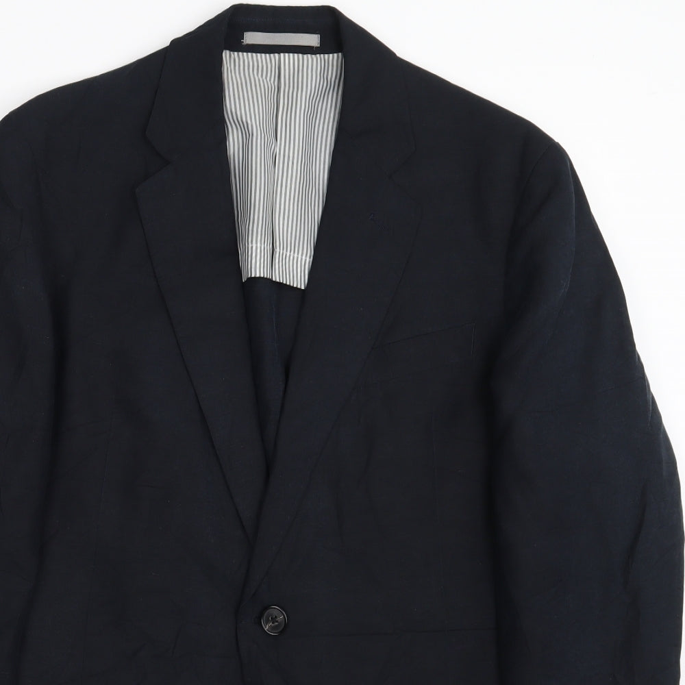 ARMANI Mens Blue   Jacket Suit Jacket Size 50