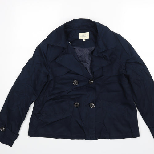 Papaya Womens Blue   Jacket Coat Size 14