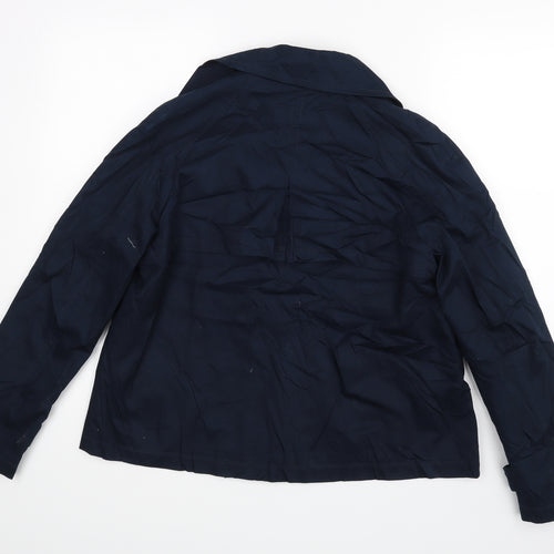 Papaya Womens Blue   Jacket Coat Size 14