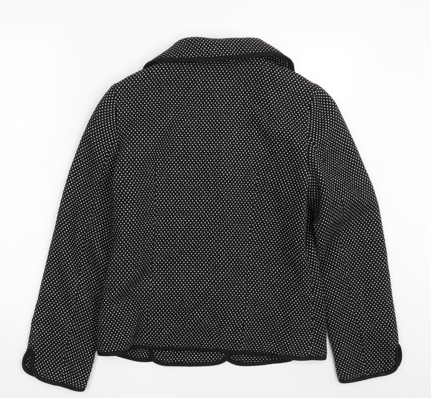 Penny plain Womens Black Polka Dot  Jacket Coat Size 10