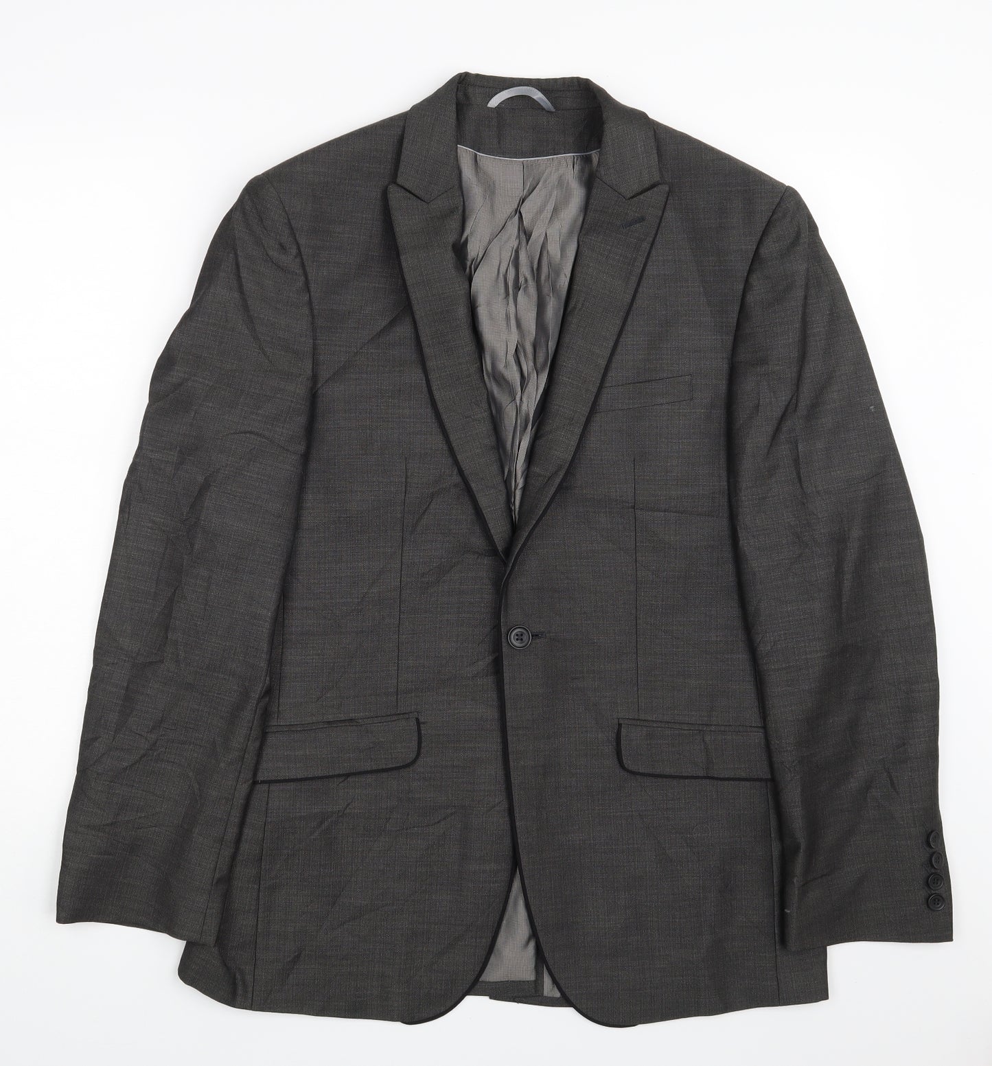 Burton Mens Grey   Jacket Suit Jacket Size 38