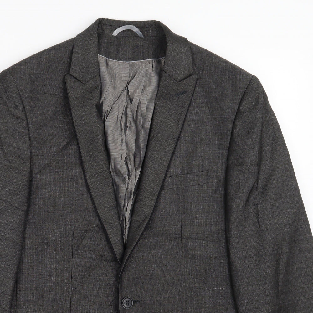 Burton Mens Grey   Jacket Suit Jacket Size 38