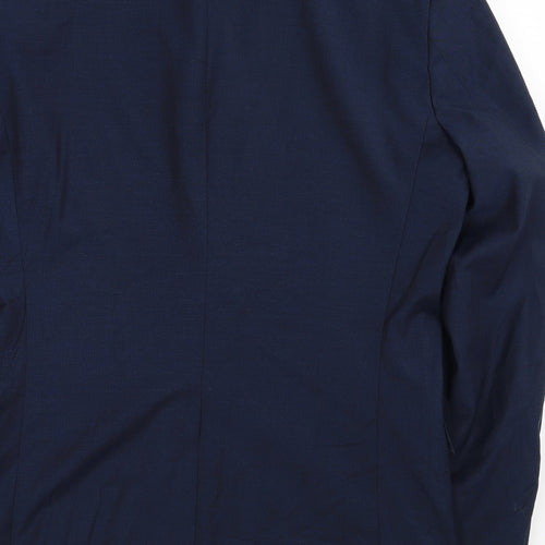 H&M Mens Blue   Jacket Suit Jacket Size 42