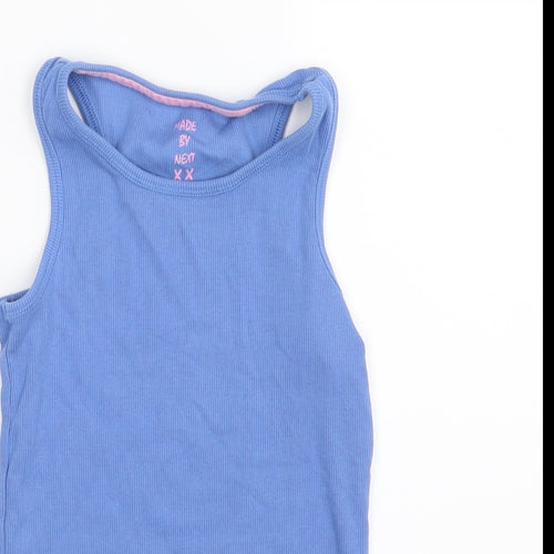 NEXT Girls Blue   Basic T-Shirt Size 7 Years