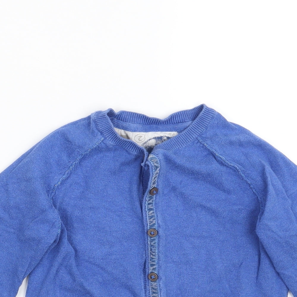 NEXT Girls Blue   Cardigan Jumper Size 5 Years