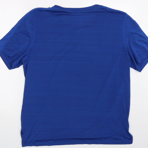 Crane Mens Blue    T-Shirt Size XL