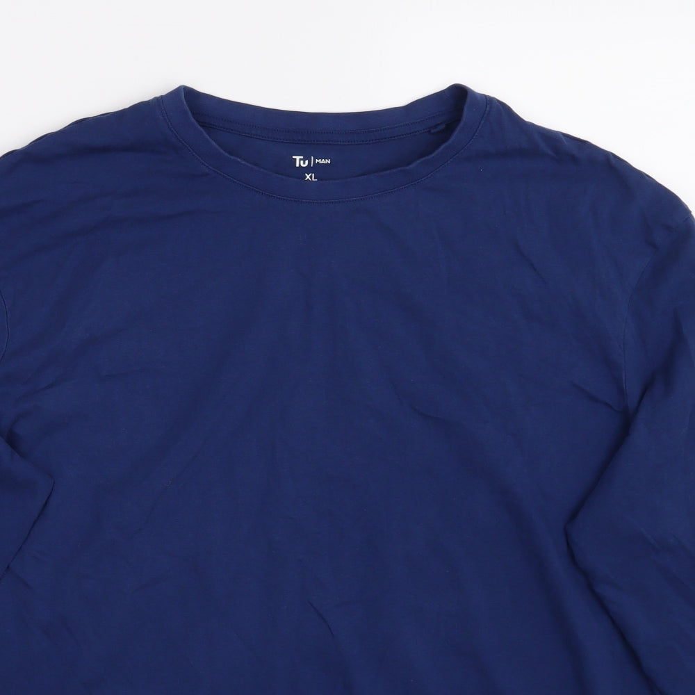 TU Mens Blue    T-Shirt Size XL