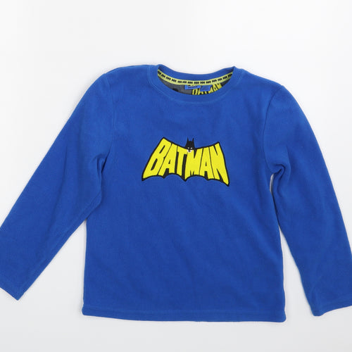 Batman Boys Blue   Basic T-Shirt Size 7-8 Years