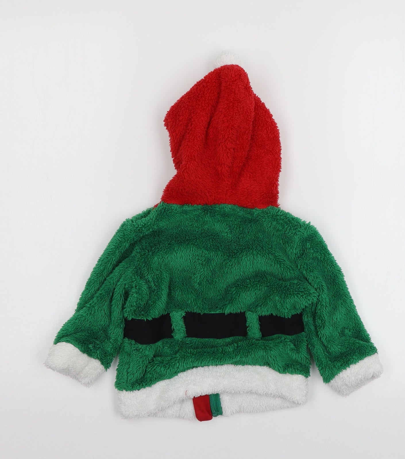 F&F Boys Green Geometric Microfibre Cami Robe Size 6-9 Months  - Elf