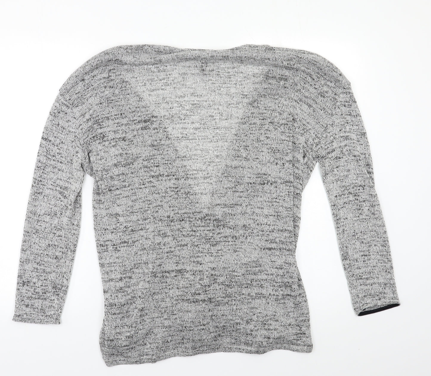 H&M Womens Grey   Cardigan Jumper Size M