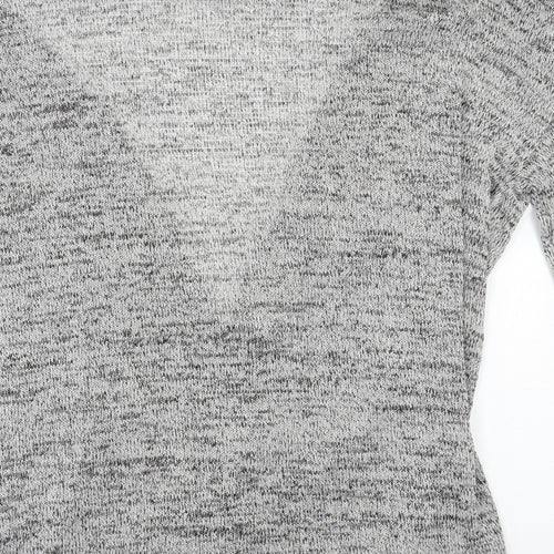 H&M Womens Grey   Cardigan Jumper Size M