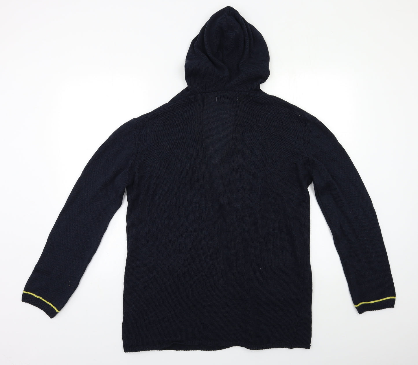 Isabella D Womens Blue   Cardigan Hoodie Size M