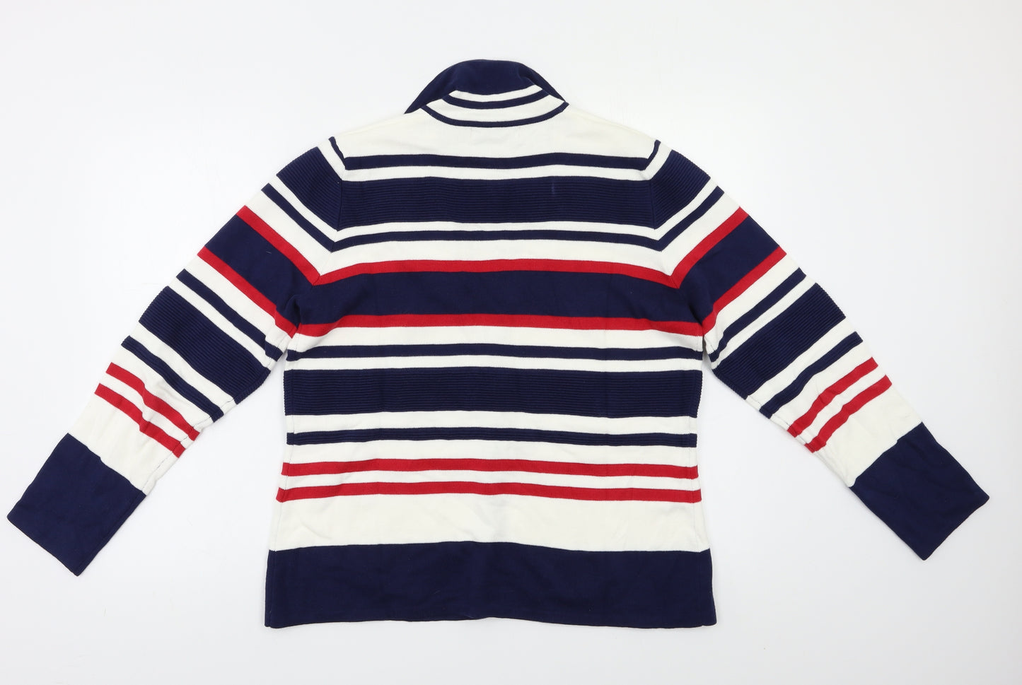 Kaleidoscope Womens Multicoloured Striped  Cardigan Jumper Size 14