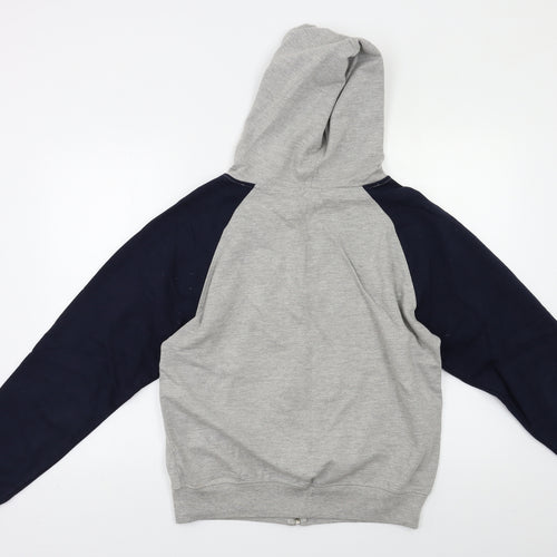 bay beauty Womens Grey   Full Zip Hoodie Size L