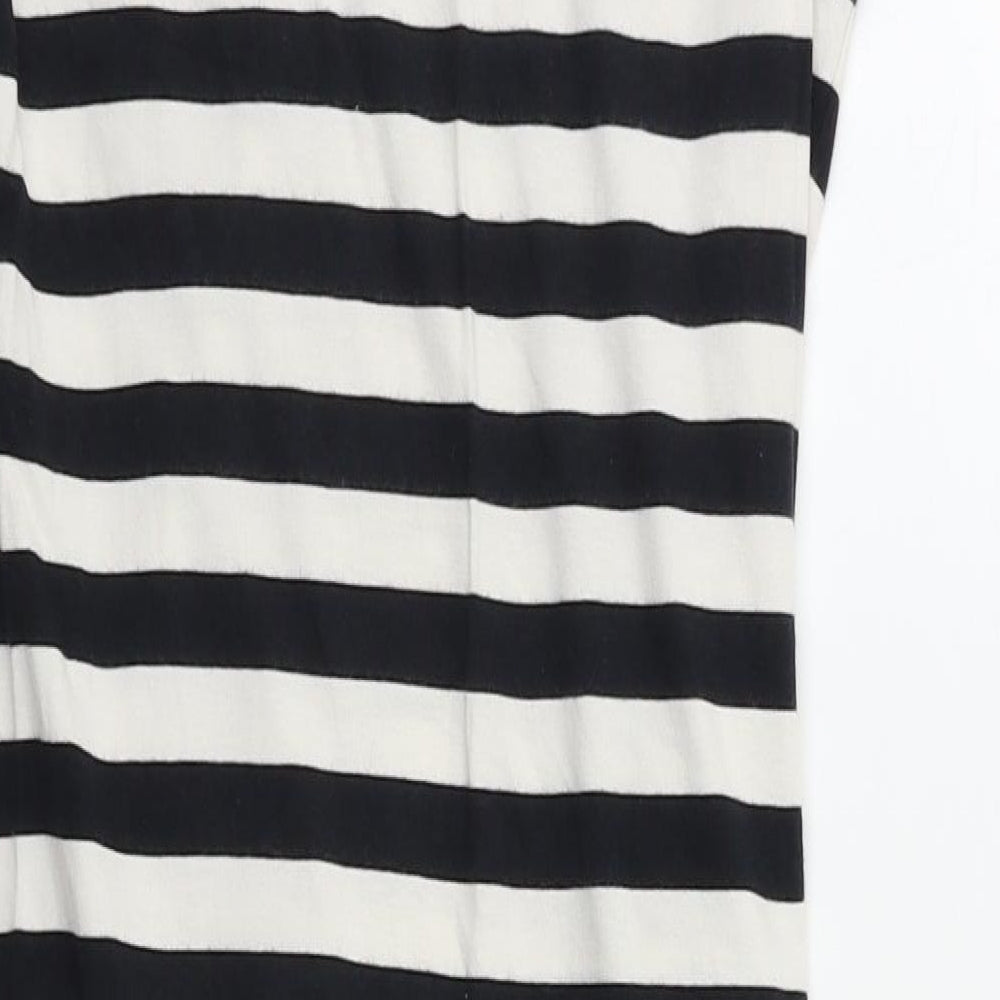 Atmosphere Womens Black Striped  T-Shirt Dress  Size 6