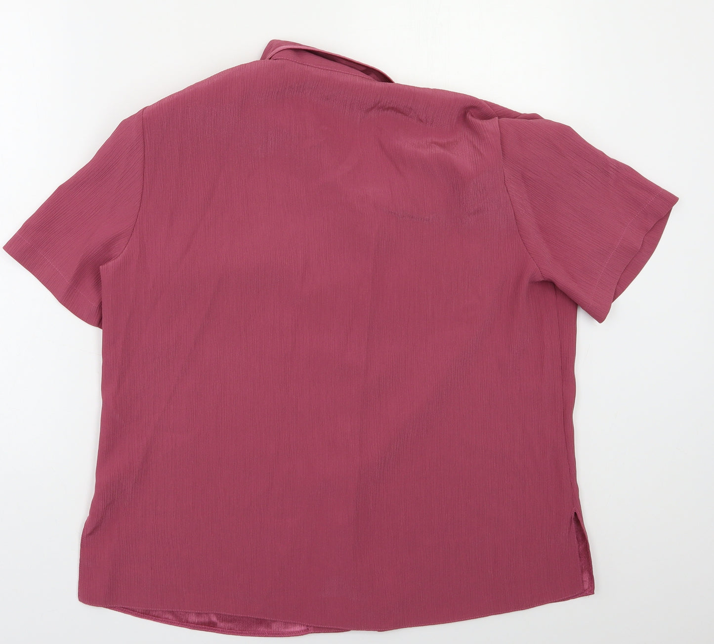 Berketex Womens Purple   Basic Button-Up Size 14