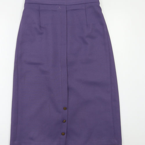 Amau Womens Purple   A-Line Skirt Size 14