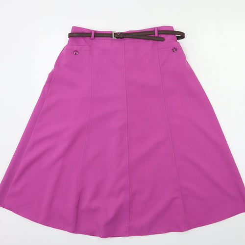 BM Womens Purple   A-Line Skirt Size 12