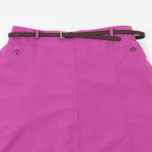 BM Womens Purple   A-Line Skirt Size 12