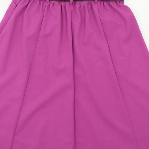 BM Womens Purple   A-Line Skirt Size 12