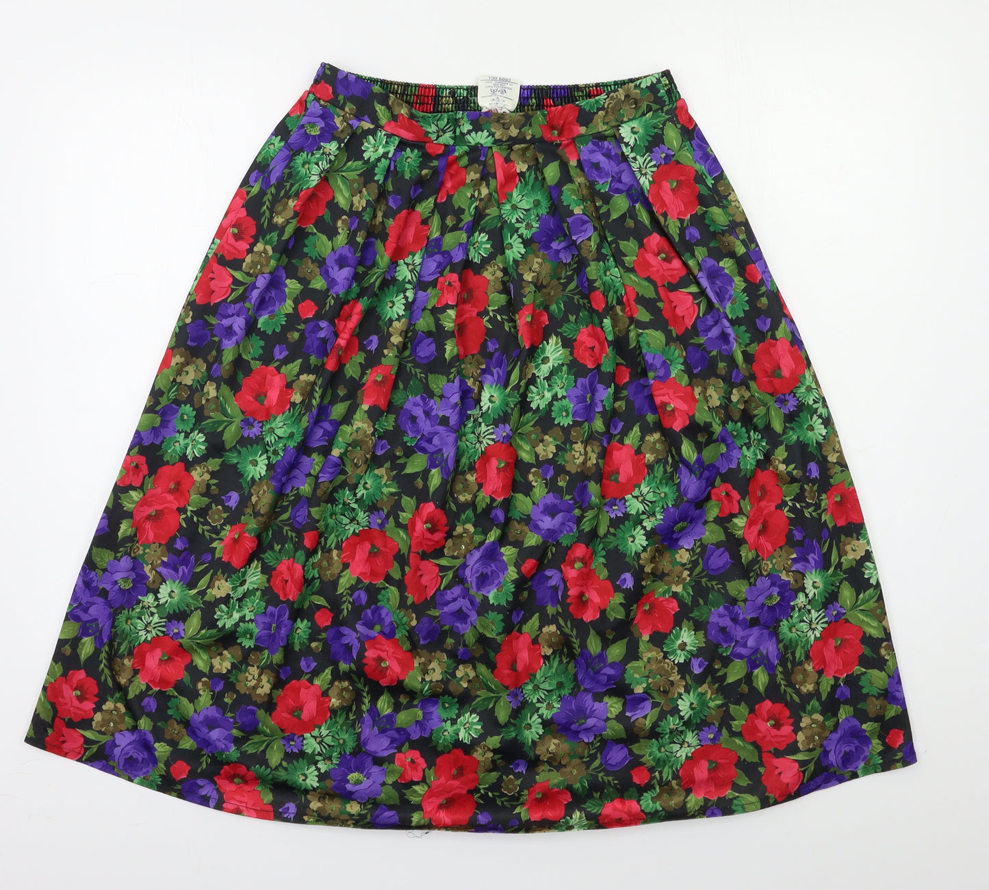 Amari Womens Multicoloured Floral  A-Line Skirt Size 14