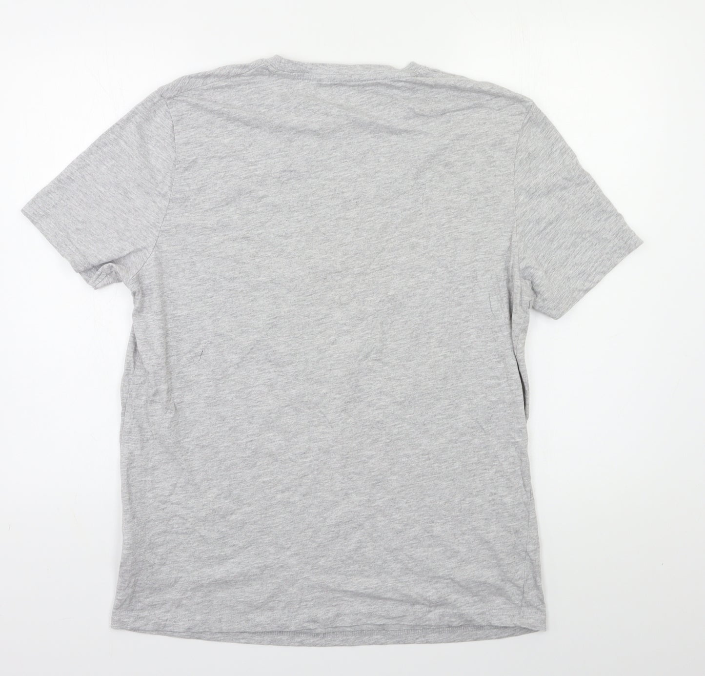 Pep&Co Mens Grey    T-Shirt Size L  - Skull