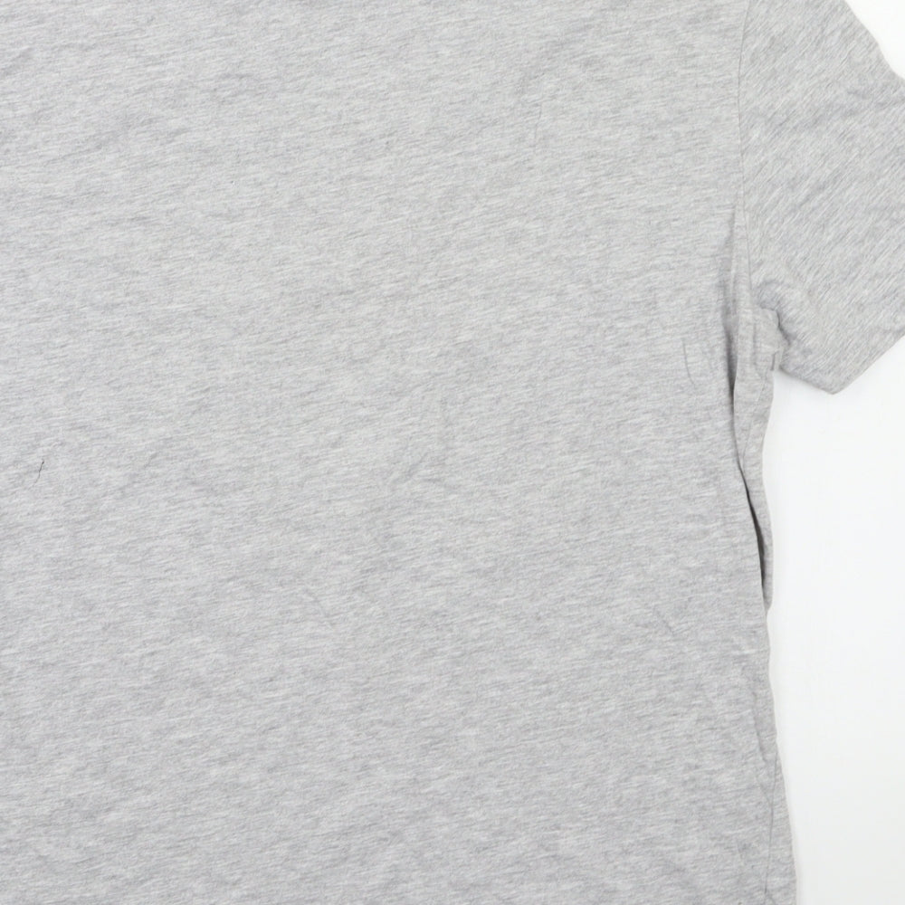 Pep&Co Mens Grey    T-Shirt Size L  - Skull