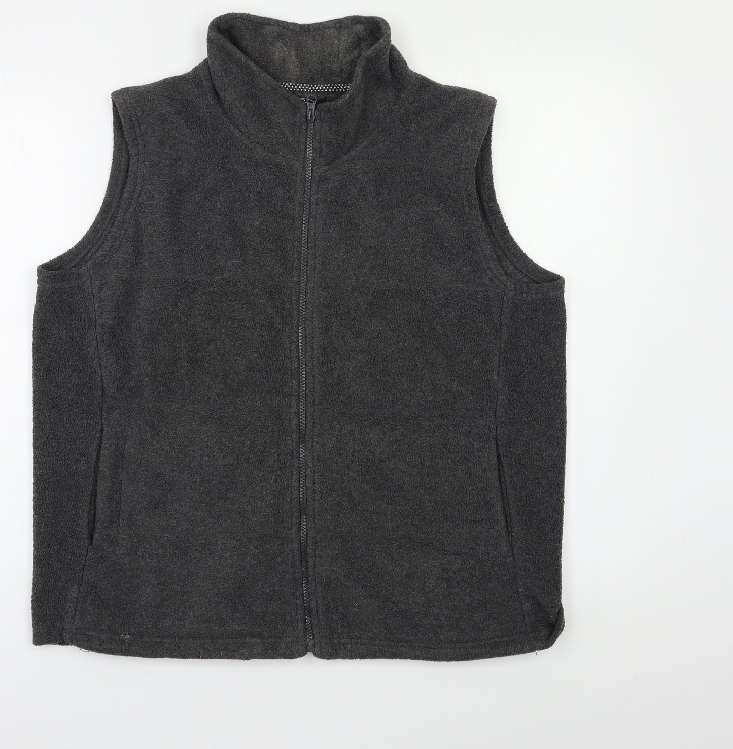 BM Womens Grey   Vest Sweatshirt Size M