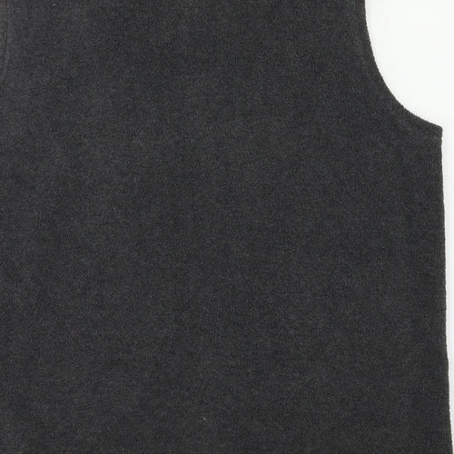 BM Womens Grey   Vest Sweatshirt Size M