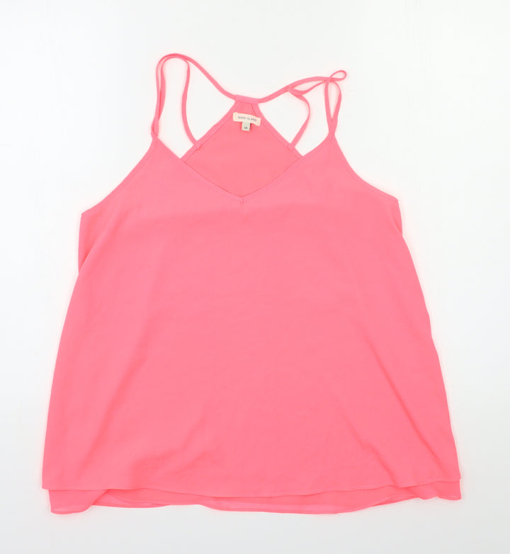 River Island Womens Pink   Basic Tank Size 10