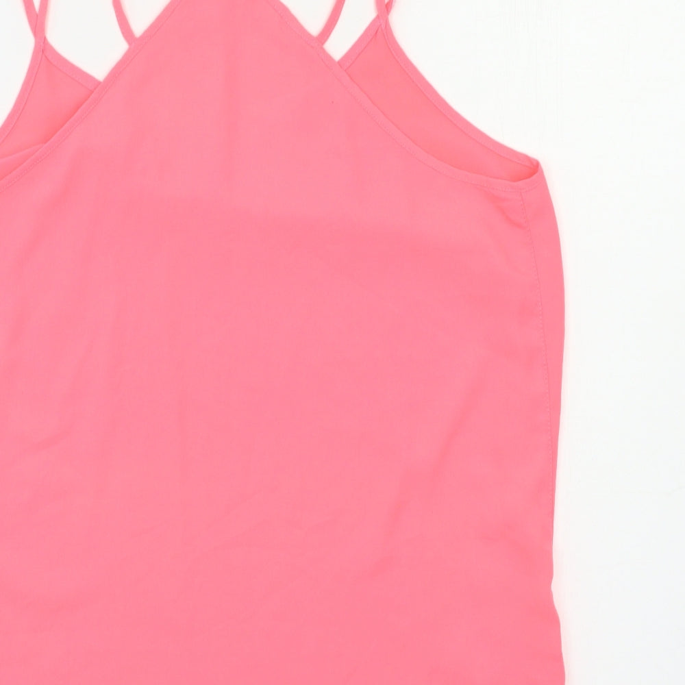 River Island Womens Pink   Basic Tank Size 10