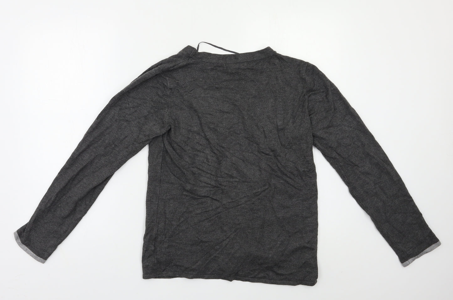 Sky Design Womens Grey   Cardigan Jumper Size S