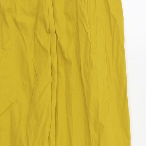 SheIn Womens Yellow   Trousers  Size L L27 in