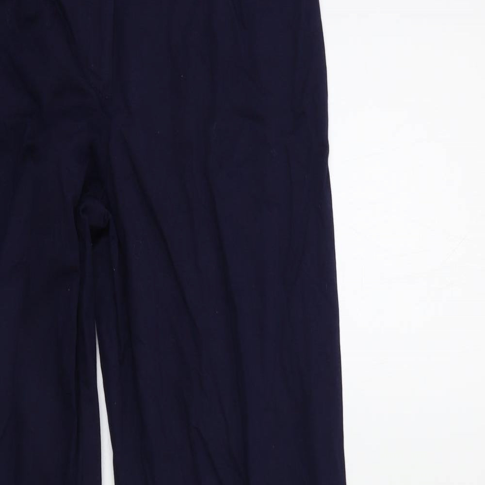 Laura Ashley Womens Blue   Dress Pants Trousers Size 10 L31 in