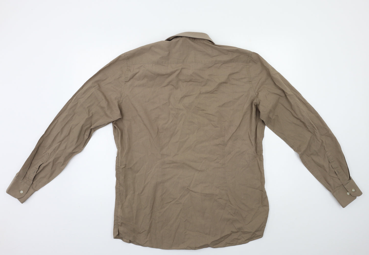NEXT Mens Beige    Dress Shirt Size 17