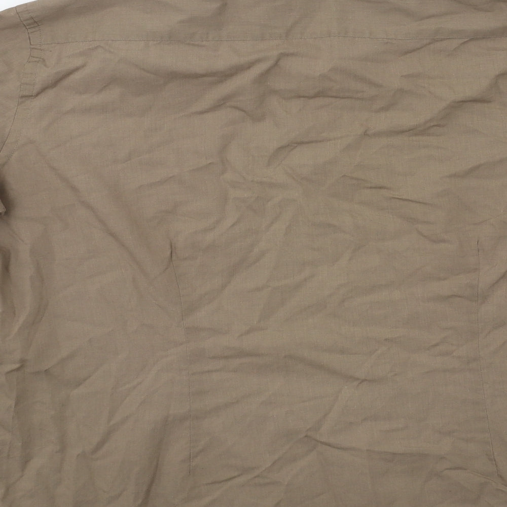 NEXT Mens Beige    Dress Shirt Size 17