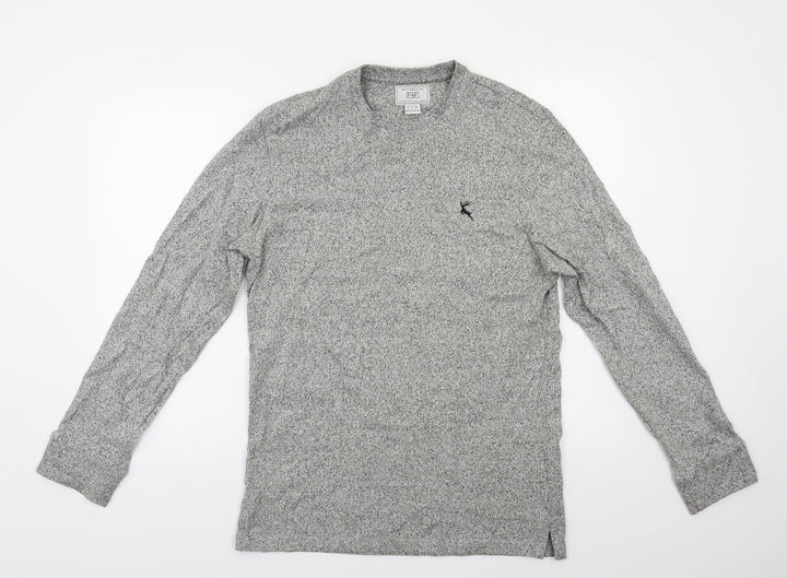 F&F Mens Grey Pullover Sweatshirt Size S
