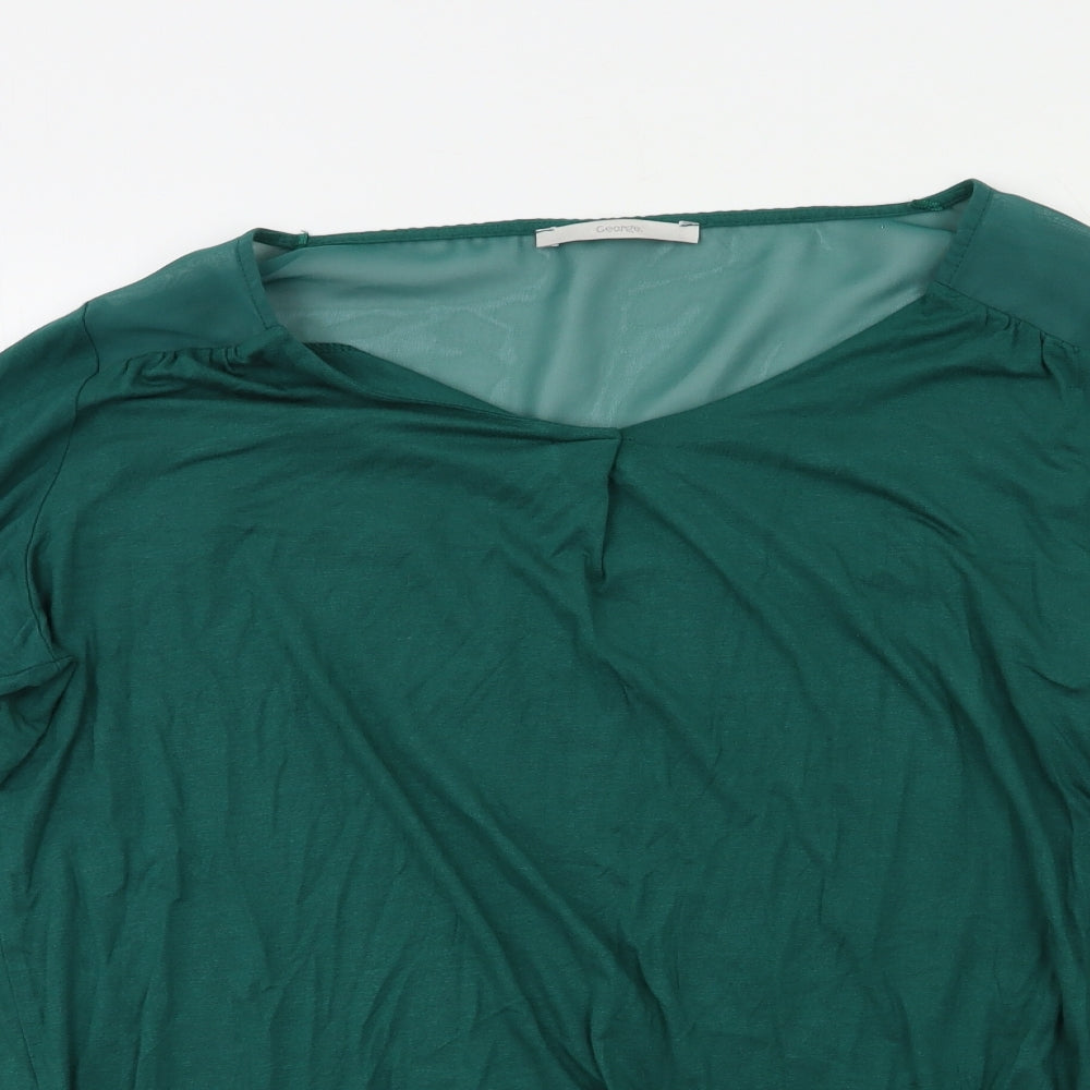 George Womens Green   Basic Blouse Size 18