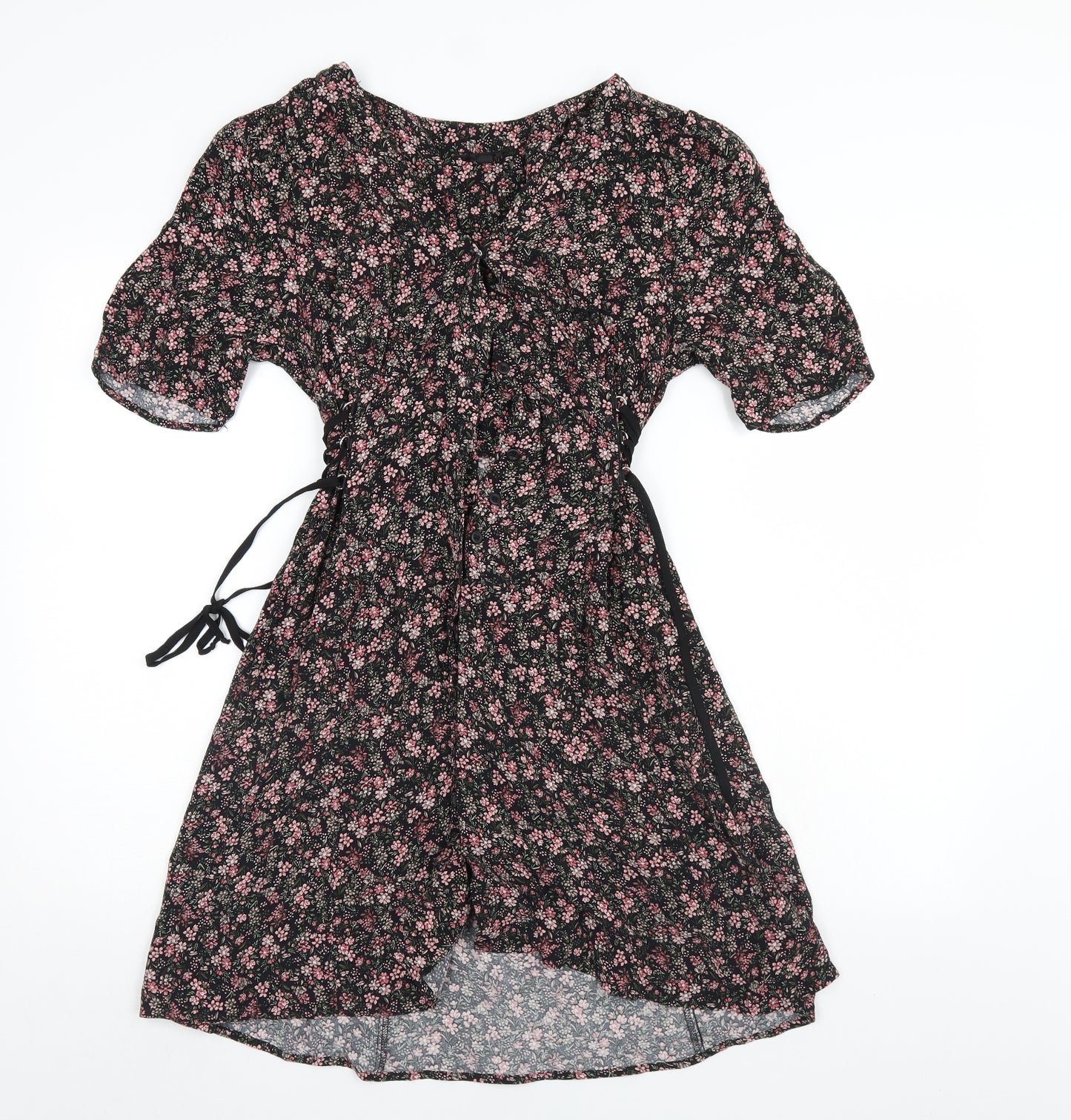 Preworn Womens Multicoloured Floral  A-Line  Size 10