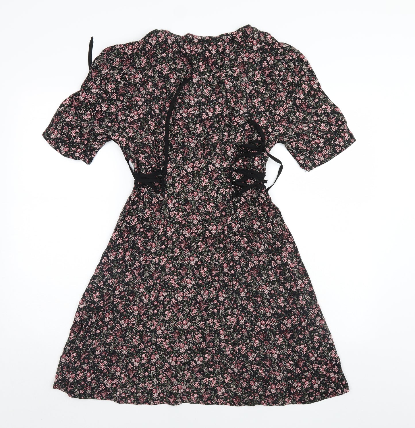 Preworn Womens Multicoloured Floral  A-Line  Size 10