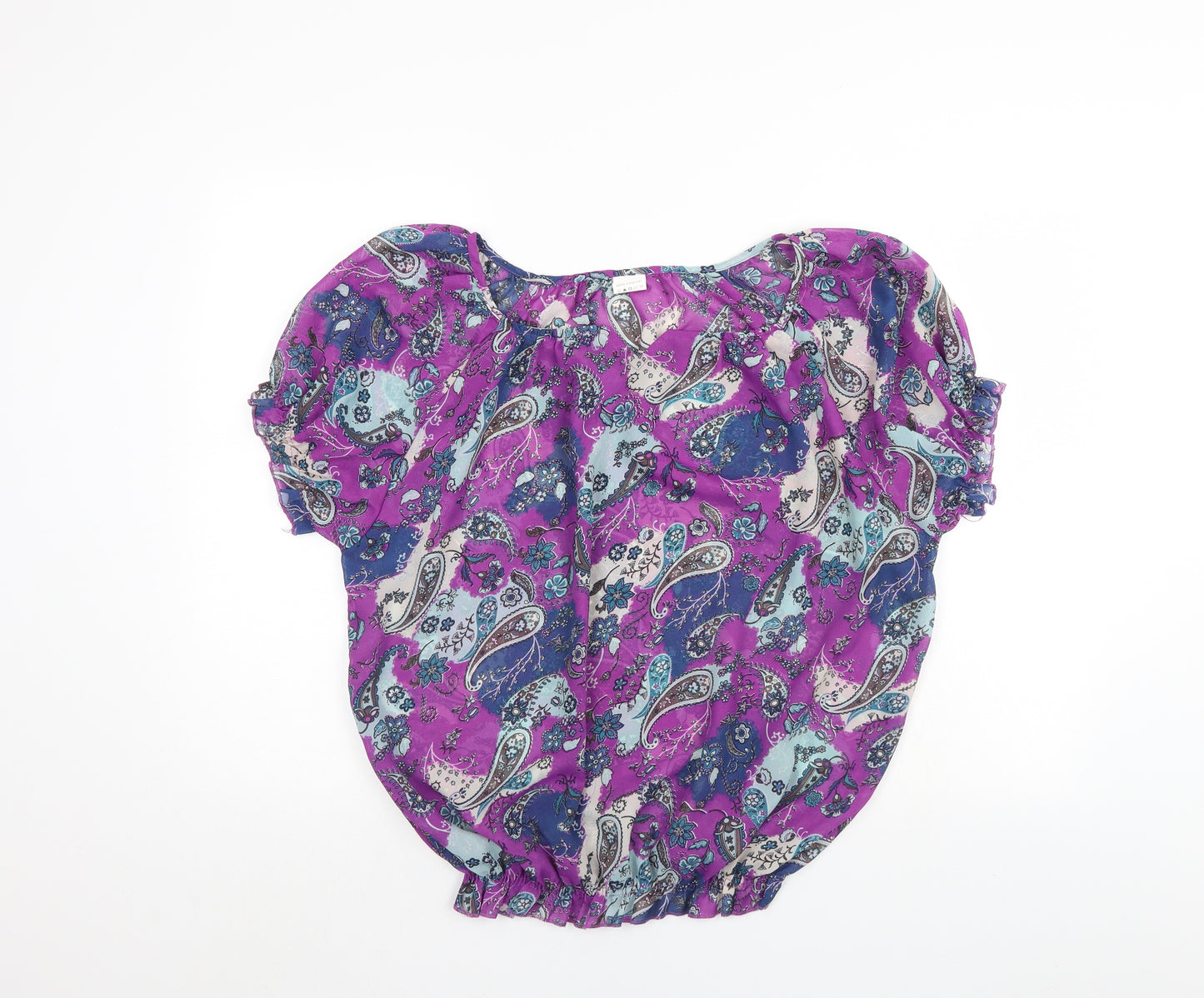 Gabrielle Vicenza Womens Multicoloured Paisley  Basic Blouse Size 16