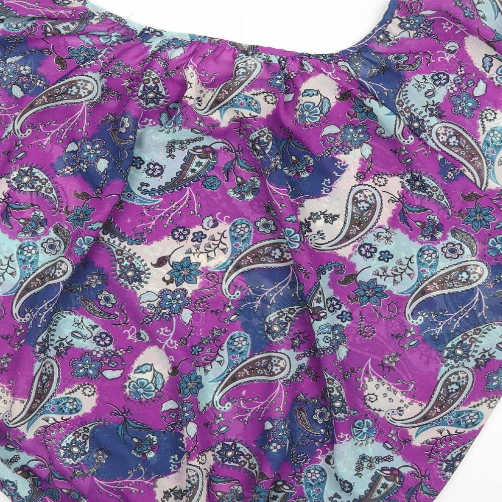 Gabrielle Vicenza Womens Multicoloured Paisley  Basic Blouse Size 16