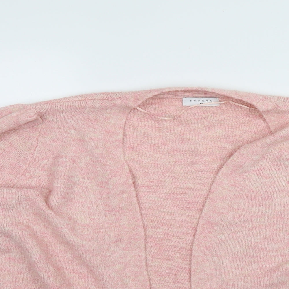 Papaya Womens Pink   Cardigan Jumper Size M