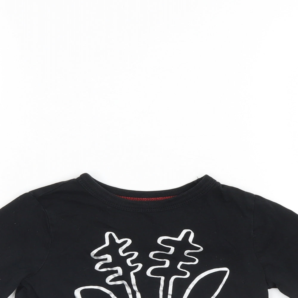 George Boys Black   Pullover Jumper Size 3-4 Years  - Christmas jumper