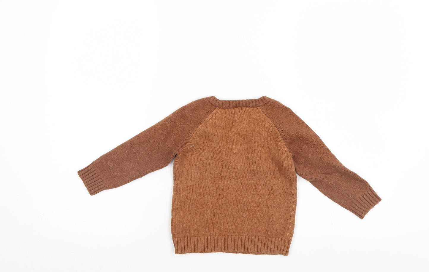 TU Boys Brown   Pullover Jumper Size 3-4 Years